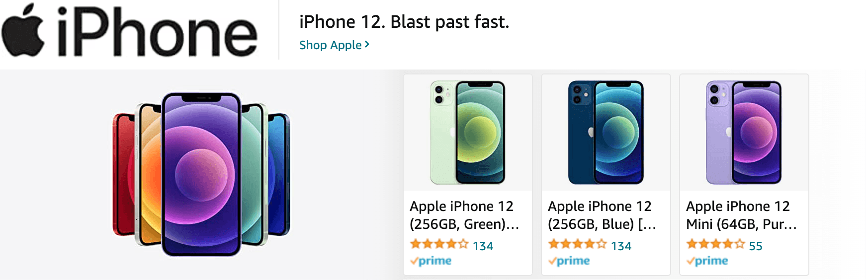 Amazon.com   iphone 11: Ad - Sponsored Brand