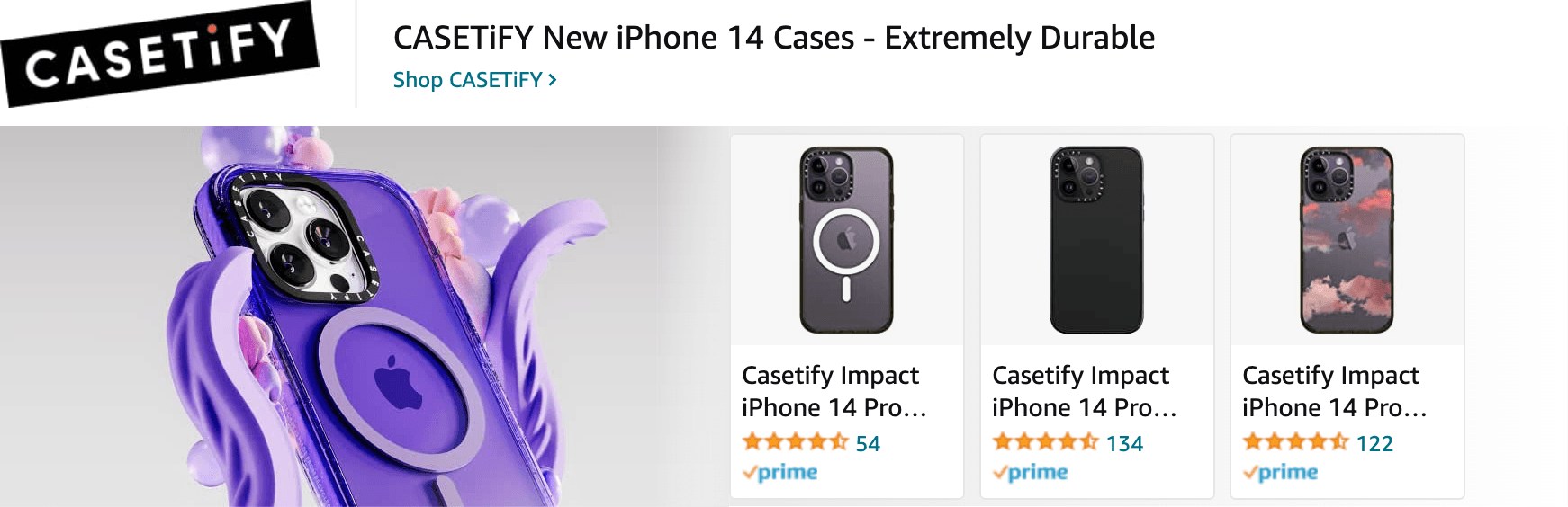 Amazon.com   iphone 14 pro max case: Ad - Sponsored Brand