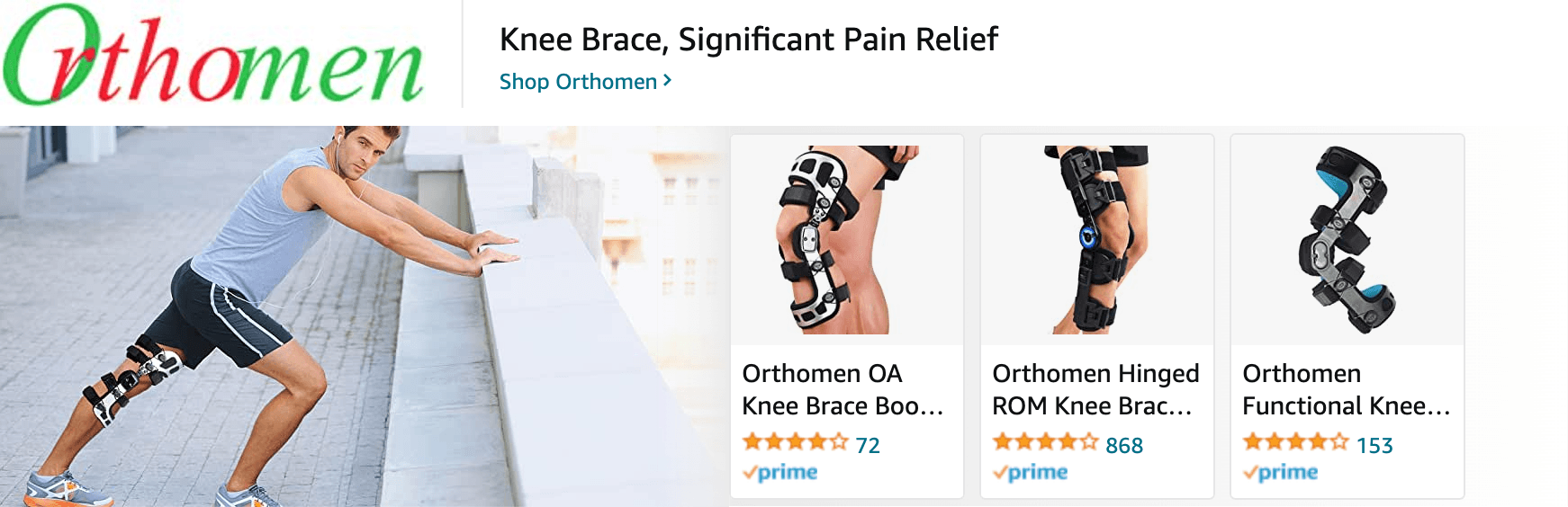 Amazon.com   knee braces for knee pain: Ad - Sponsored Brand