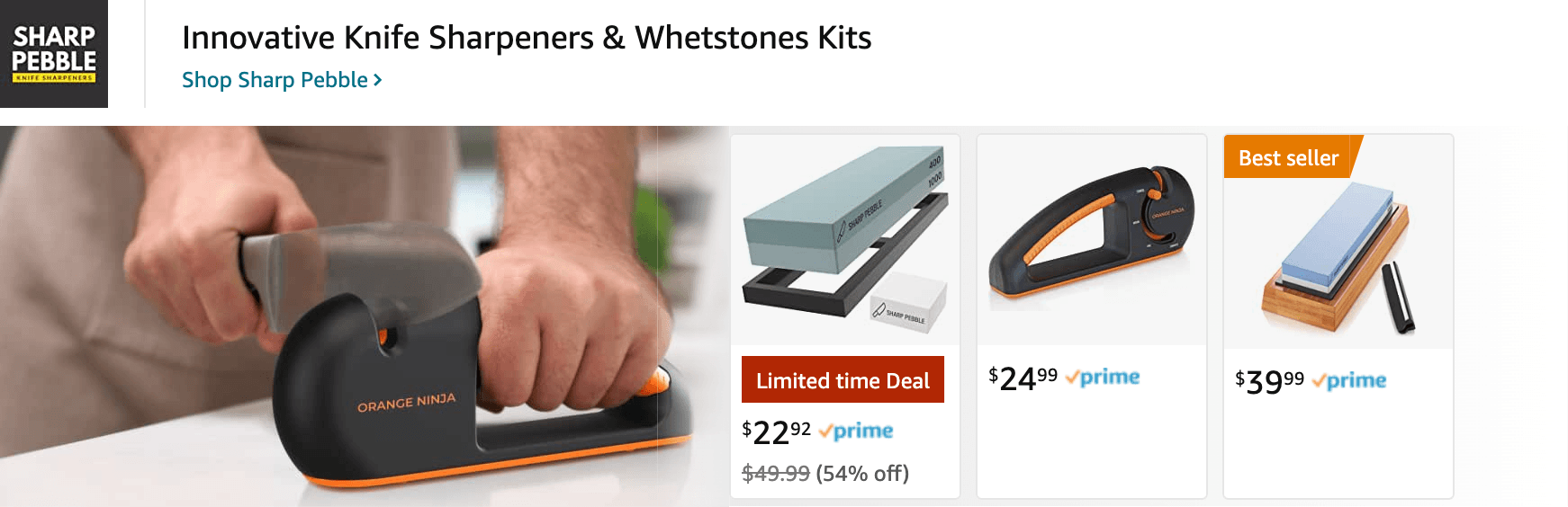 Amazon.com   knife sharpeners: Ad - Sponsored Brand