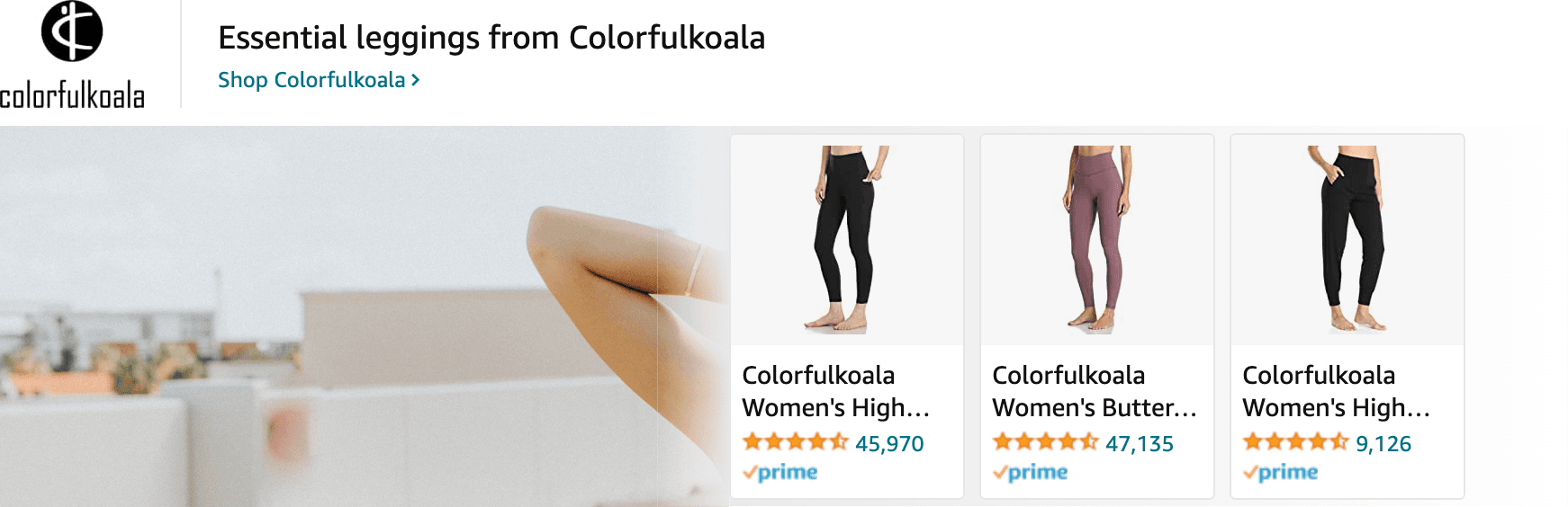 Amazon.com   leggings for women: Ad - Sponsored Brand