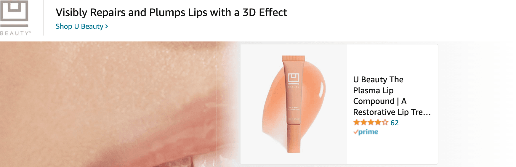 Amazon.com   lip gloss: Ad - Sponsored Brand
