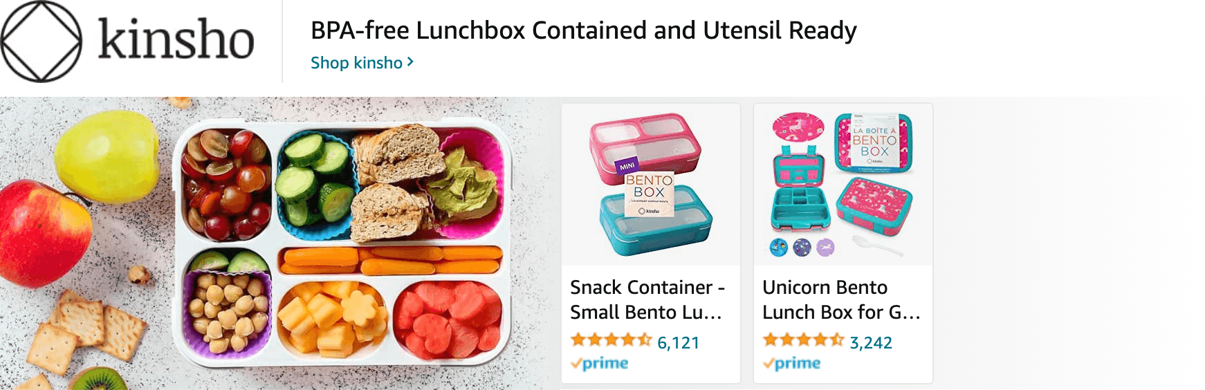 Amazon.com   lunch box: Ad - Sponsored Brand