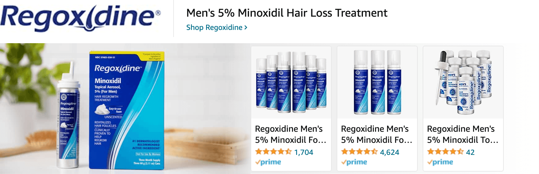 Amazon.com   minoxidil for men: Ad - Sponsored Brand