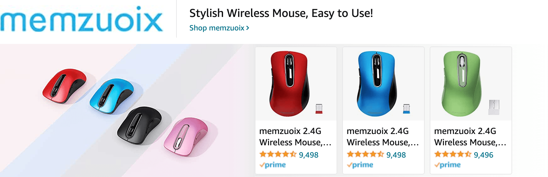 Amazon.com   mouse: Ad - Sponsored Brand