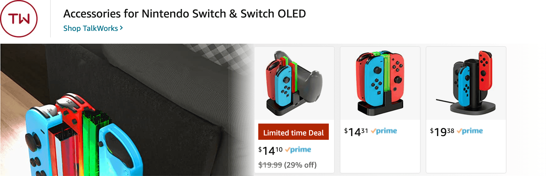 Amazon.com   nintendo switch: Ad - Sponsored Brand