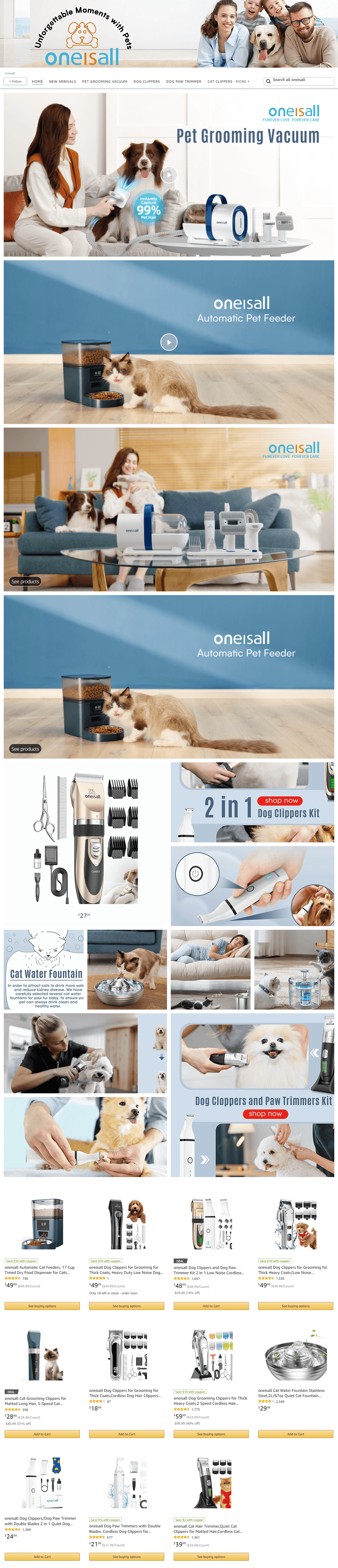 Amazon.com  oneisall: Storefront