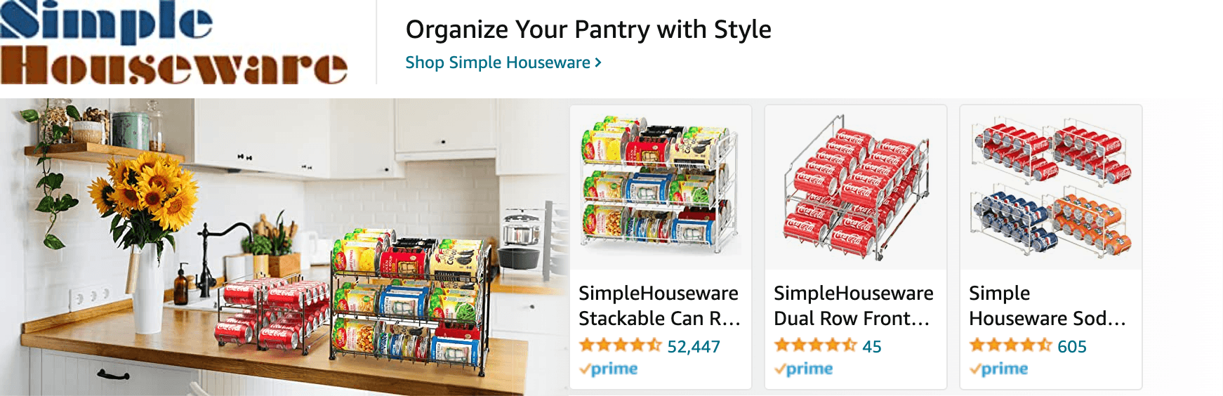 Amazon.com   pantry organization and storage: Ad - Sponsored Brand