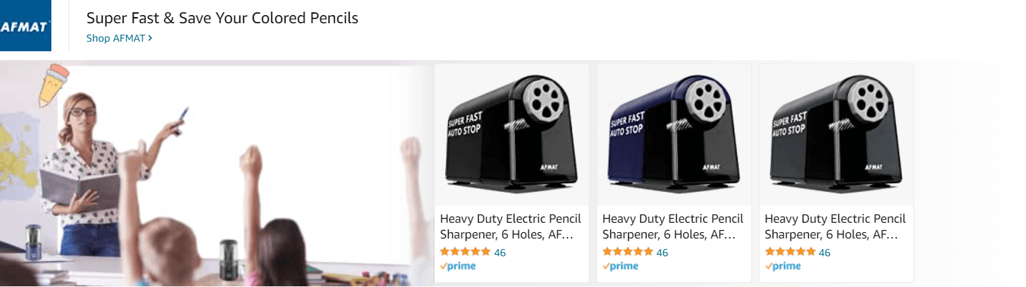Amazon.com   pencil sharpeners: Ad - Sponsored Brand