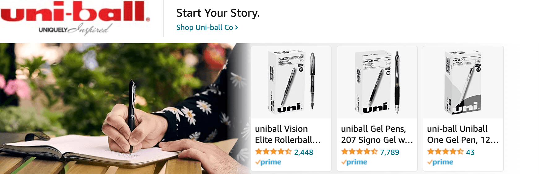 Amazon.com   pens: Ad - Sponsored Brand