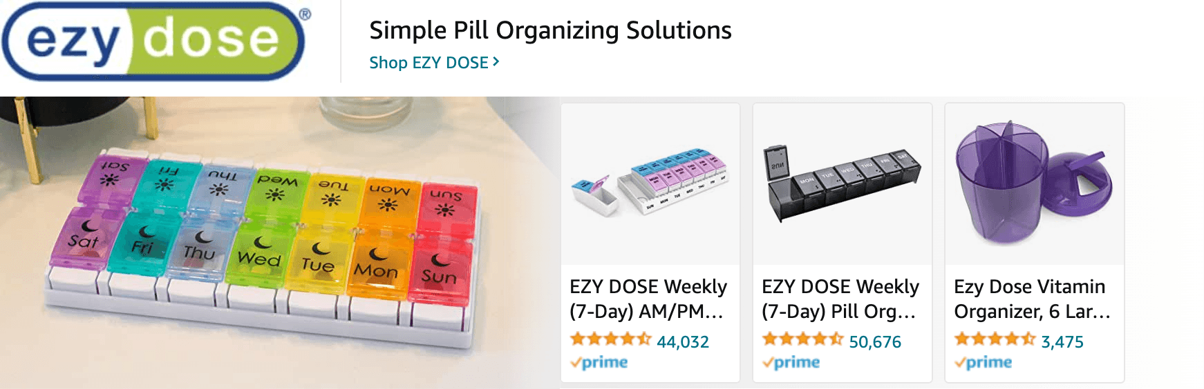 Amazon.com   pill organizer: Ad - Sponsored Brand