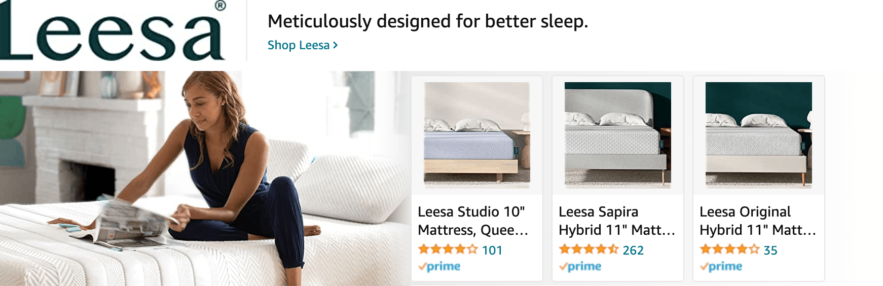 Amazon.com   pillows: Ad - Sponsored Brand