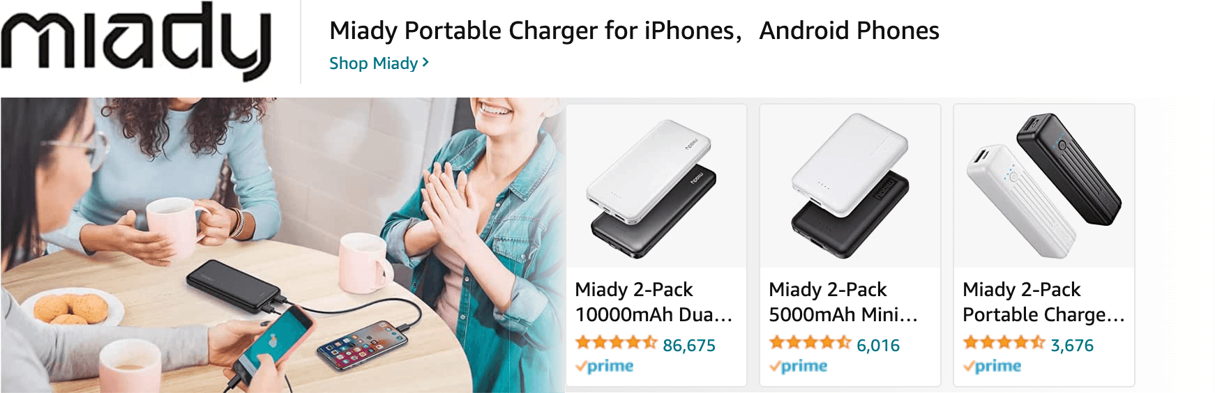 Amazon.com   portable charger iphone: Ad - Sponsored Brand