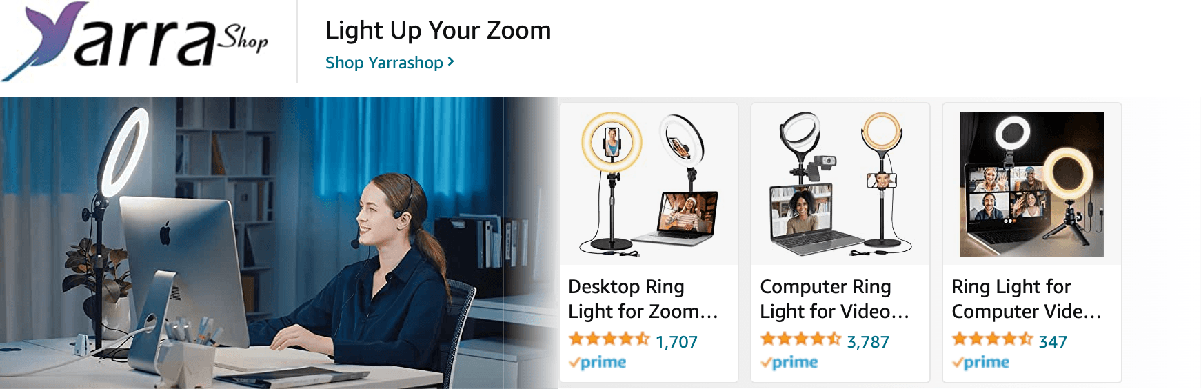 Amazon.com   ring light: Ad - Sponsored Brand