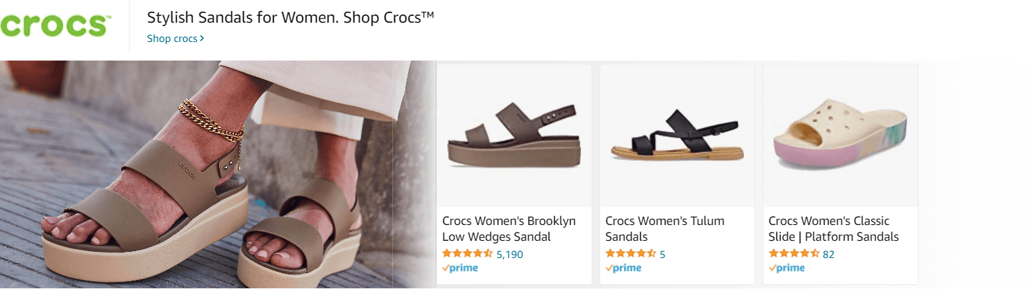 Amazon.com   sandals women: Ad - Sponsored Brand