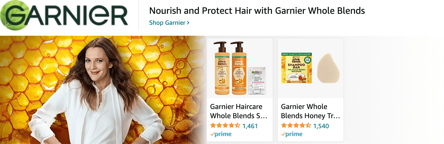 Amazon.com   shampoo and conditioner set: Ad - Sponsored Brand