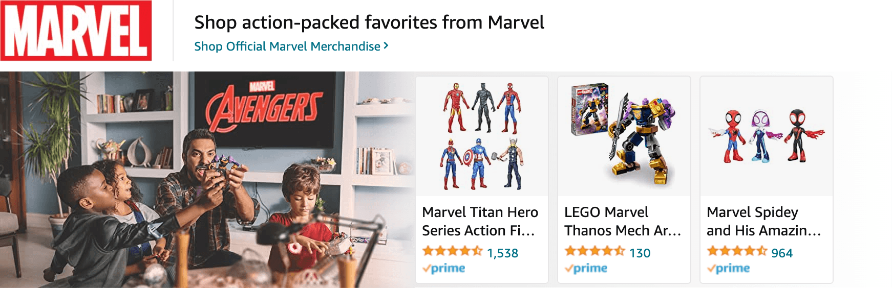 Amazon.com   spiderman no way home: Ad - Sponsored Brand