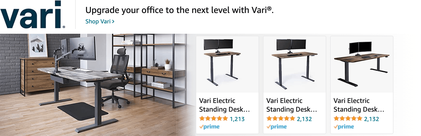 Amazon.com   standing desk: Ad - Sponsored Brand