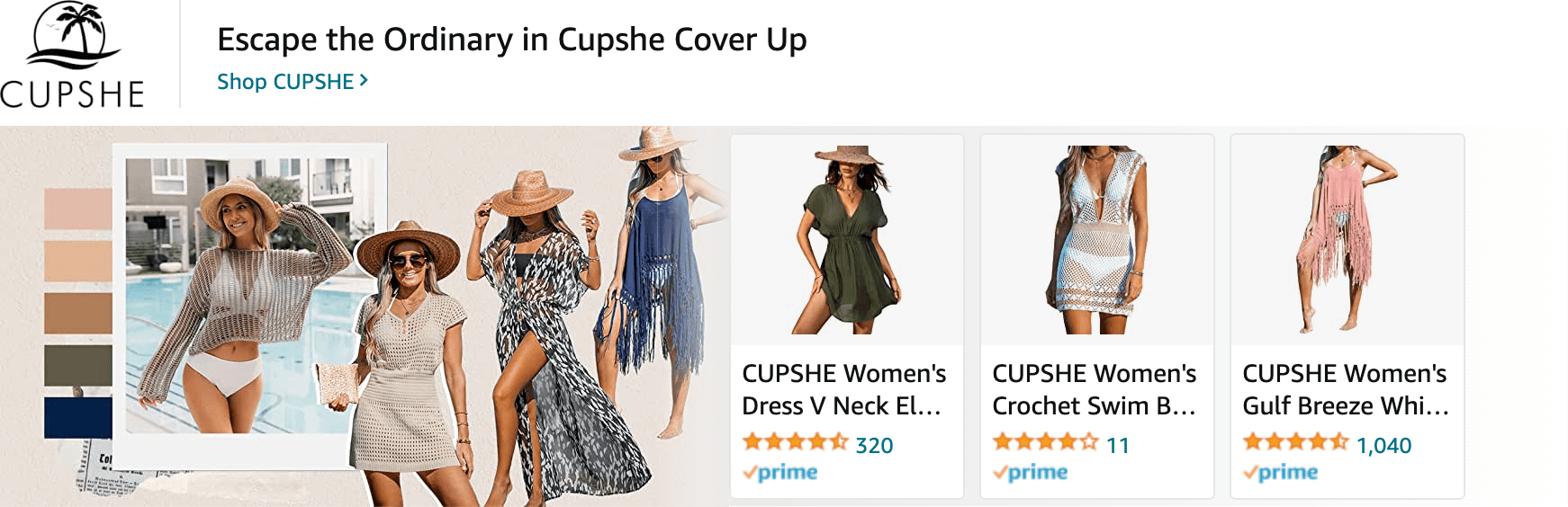 Amazon.com   swimsuit coverup for women: Ad - Sponsored Brand