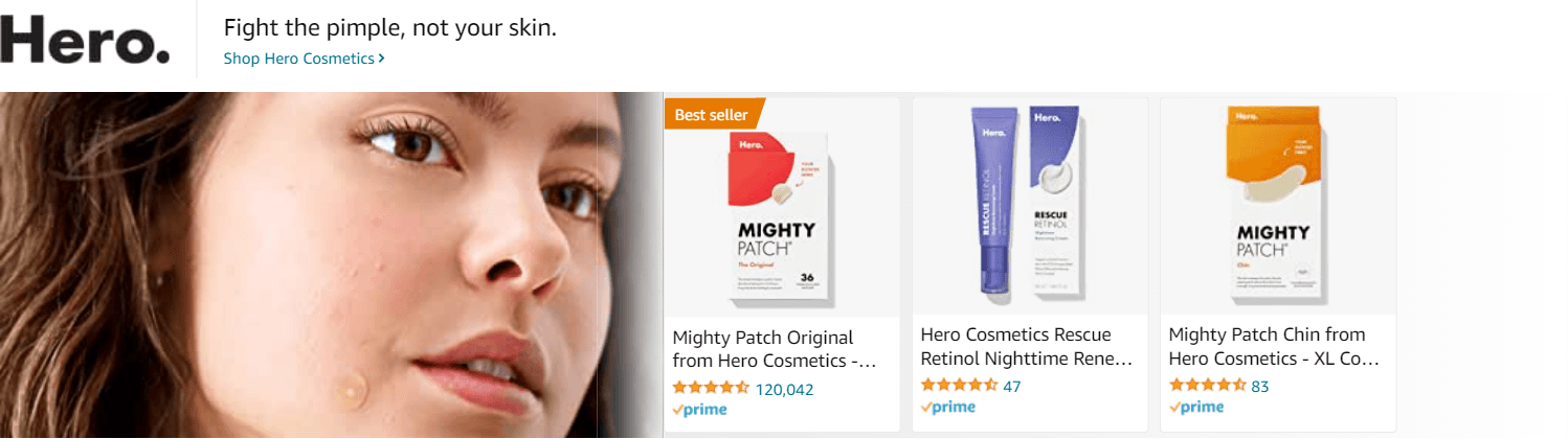 Amazon.com   the ordinary: Ad - Sponsored Brand