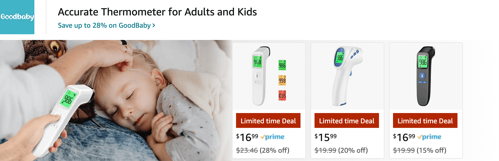 Amazon.com   thermometer: Ad - Sponsored Brand