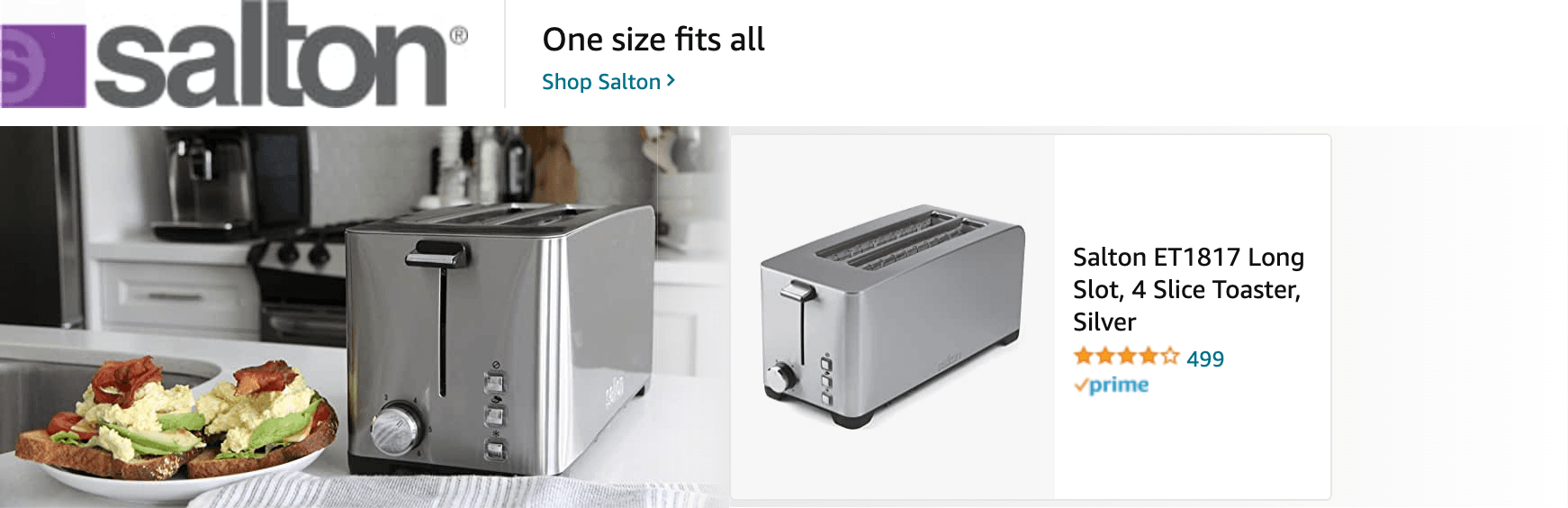 Amazon.com   toaster: Ad - Sponsored Brand