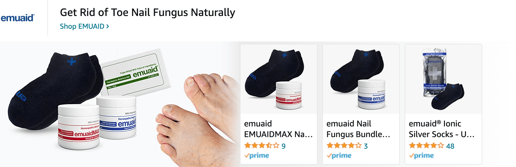 Amazon.com   toenail fungus treatment: Ad - Sponsored Brand