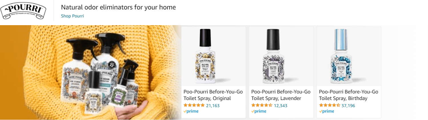 Ad - Sponsored Brand for Amazon.com   travel size toiletries