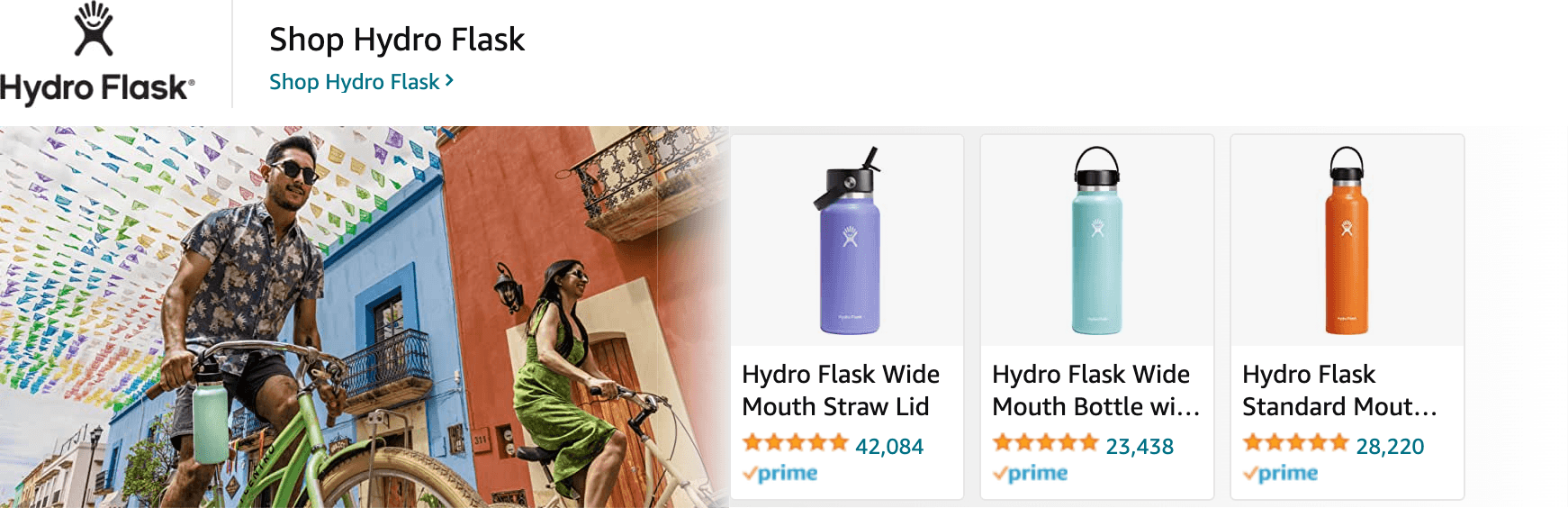 Amazon.com   water bottle: Ad - Sponsored Brand
