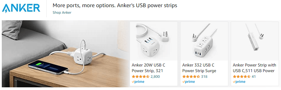 Anker: Ad - Sponsored Brand