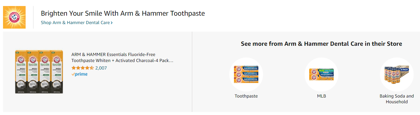 ArmAndHammer: Ad - Sponsored Brand