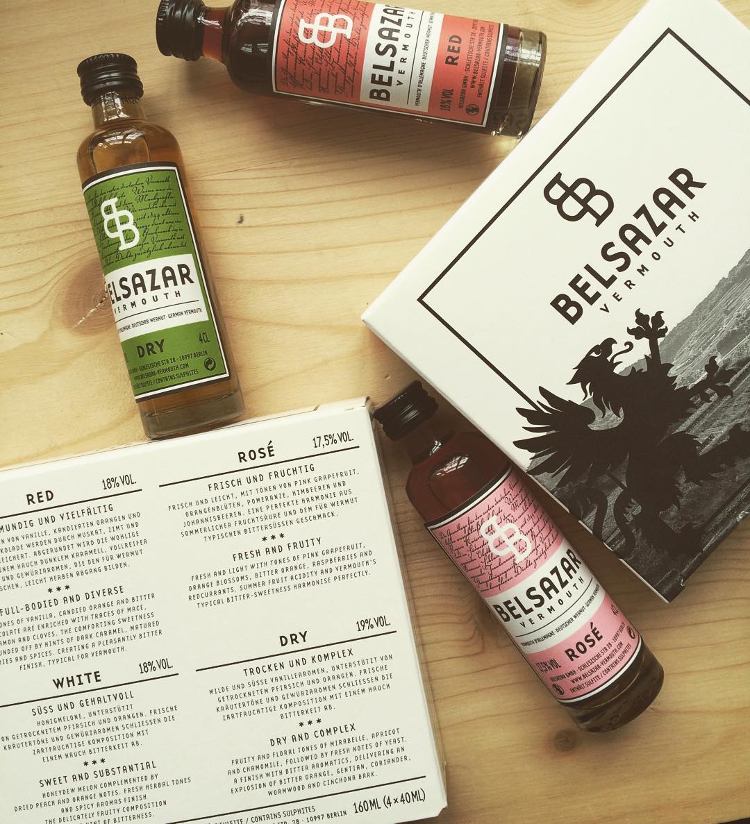 Belsazar Vermouth 18: Packaging
