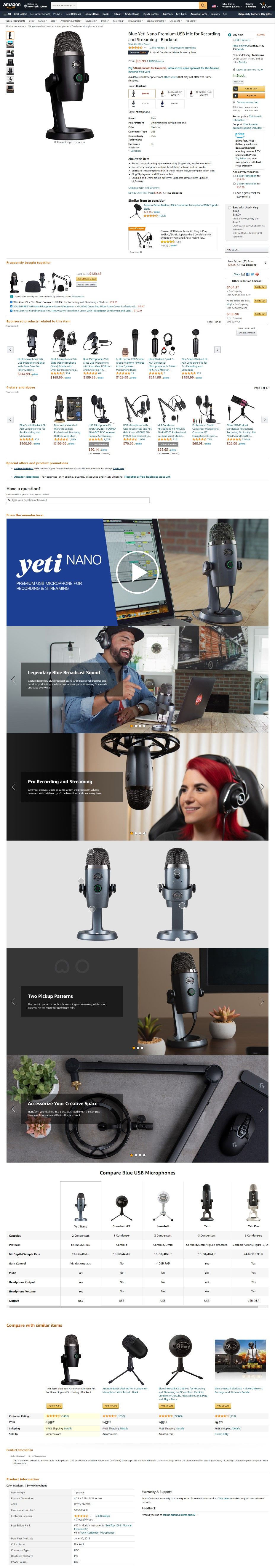 Blue Yeti: A+