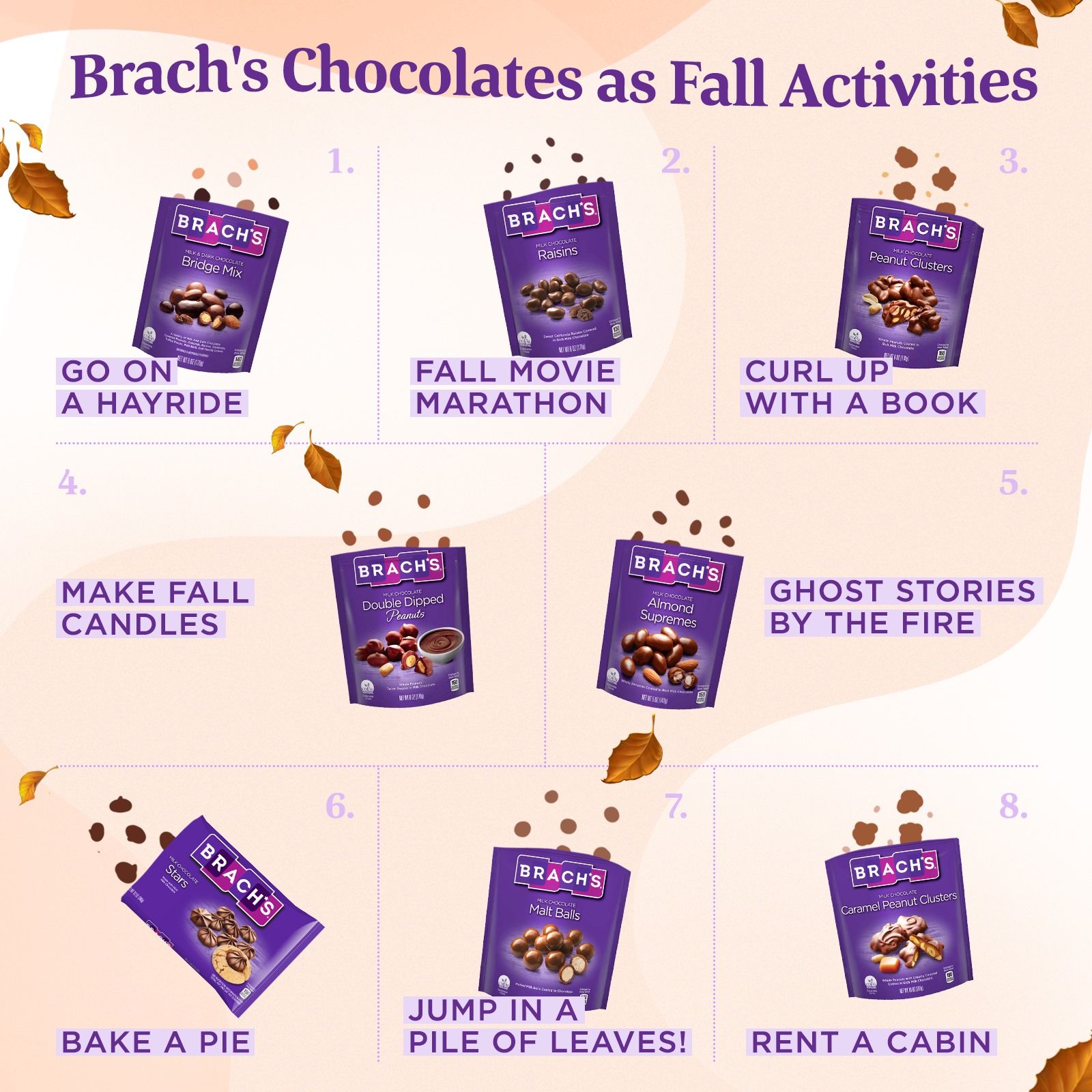 Brach's 8: Infographics
