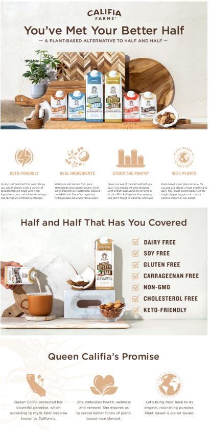 Califia Farms 1: A+