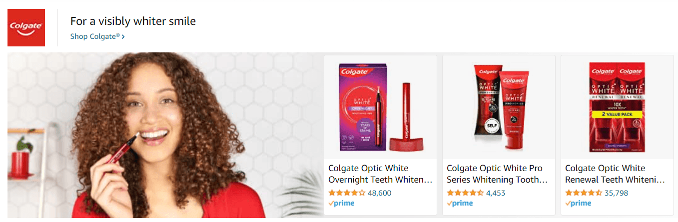 Colgate: Ad - Sponsored Brand