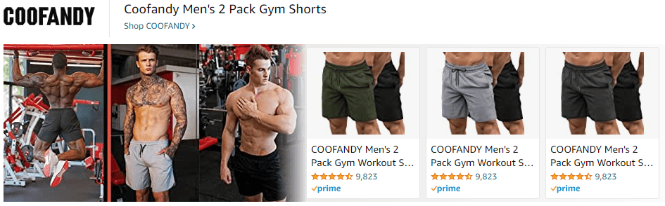 Coofandy: Ad - Sponsored Brand