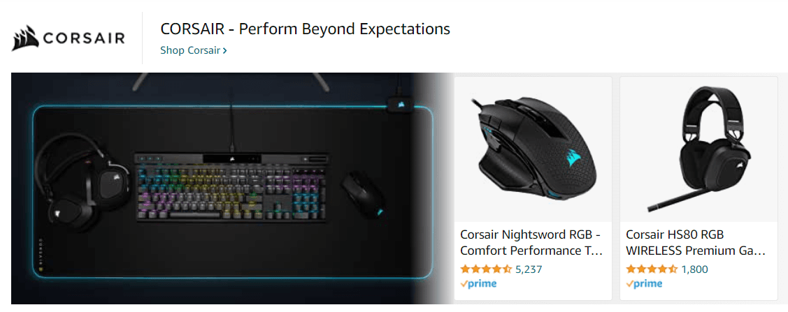 Corsair2: Ad - Sponsored Brand