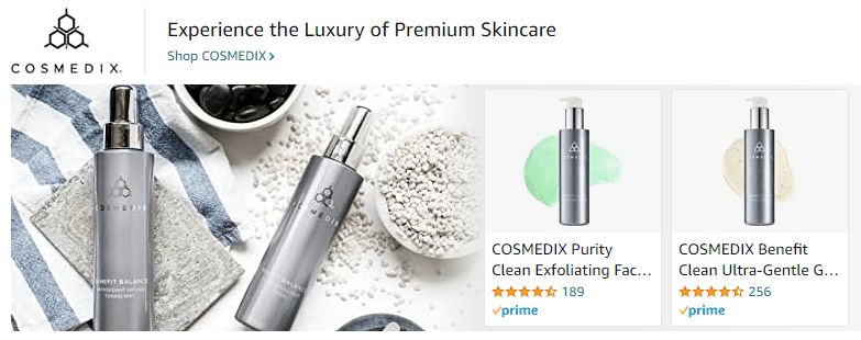 Cosmedix: Ad - Sponsored Brand