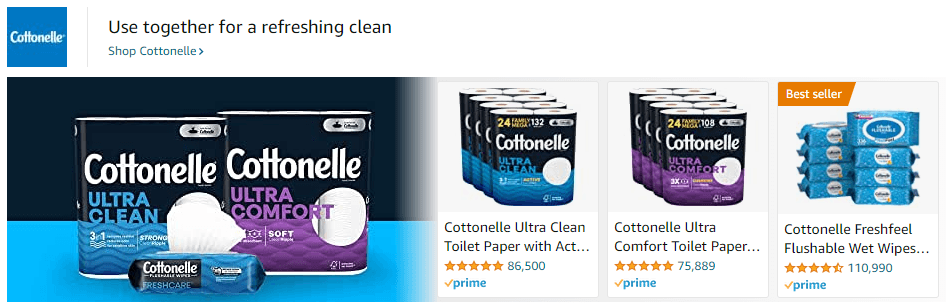 Cottonelle: Ad - Sponsored Brand