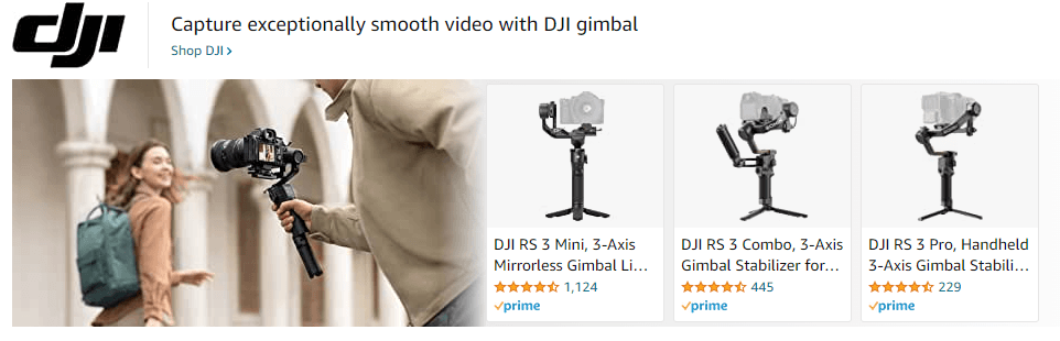 DJI: Ad - Sponsored Brand