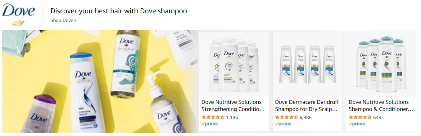 Dove: Ad - Sponsored Brand