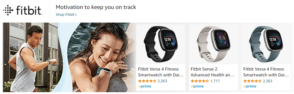 Fitbit: Ad - Sponsored Brand