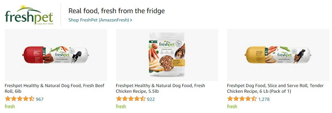FreshPet: Ad - Sponsored Brand