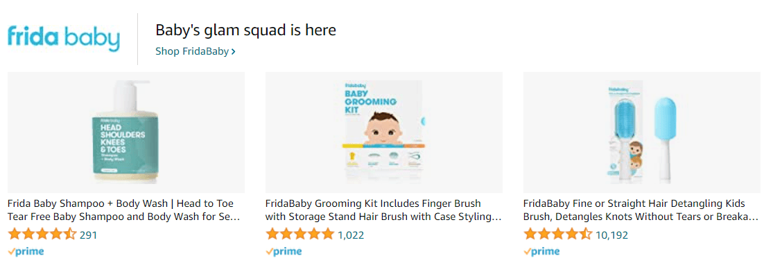 FridaBaby: Ad - Sponsored Brand