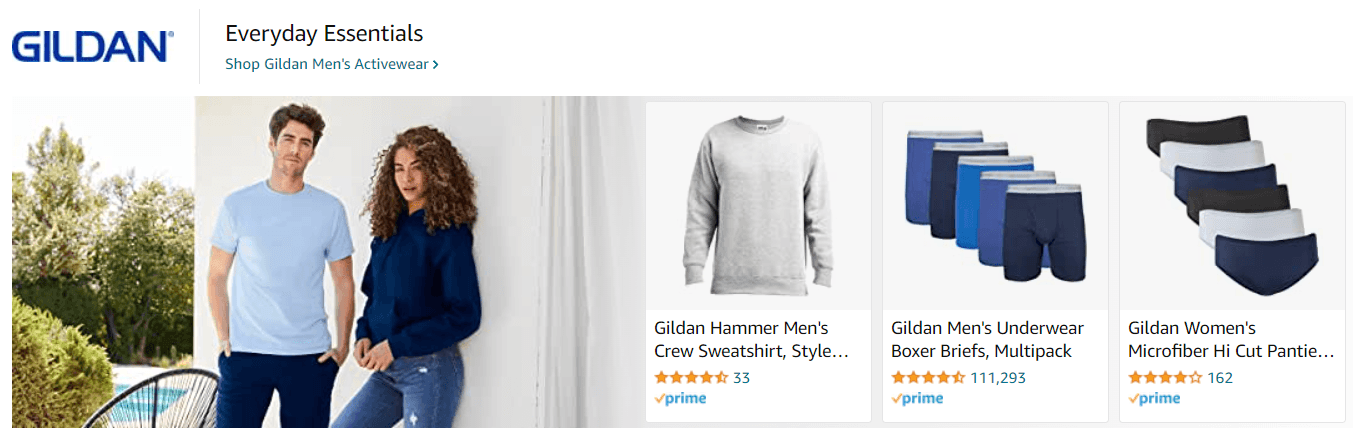 Gildan: Ad - Sponsored Brand