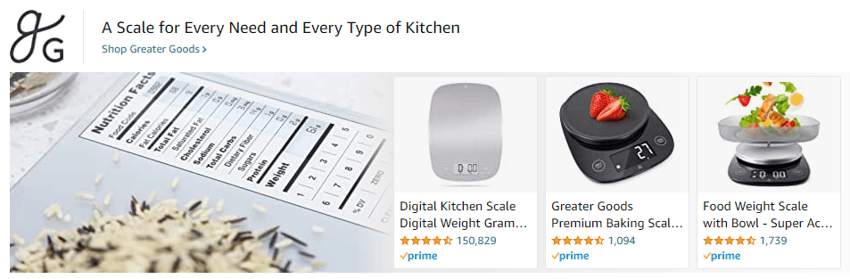 GreaterGoods: Ad - Sponsored Brand