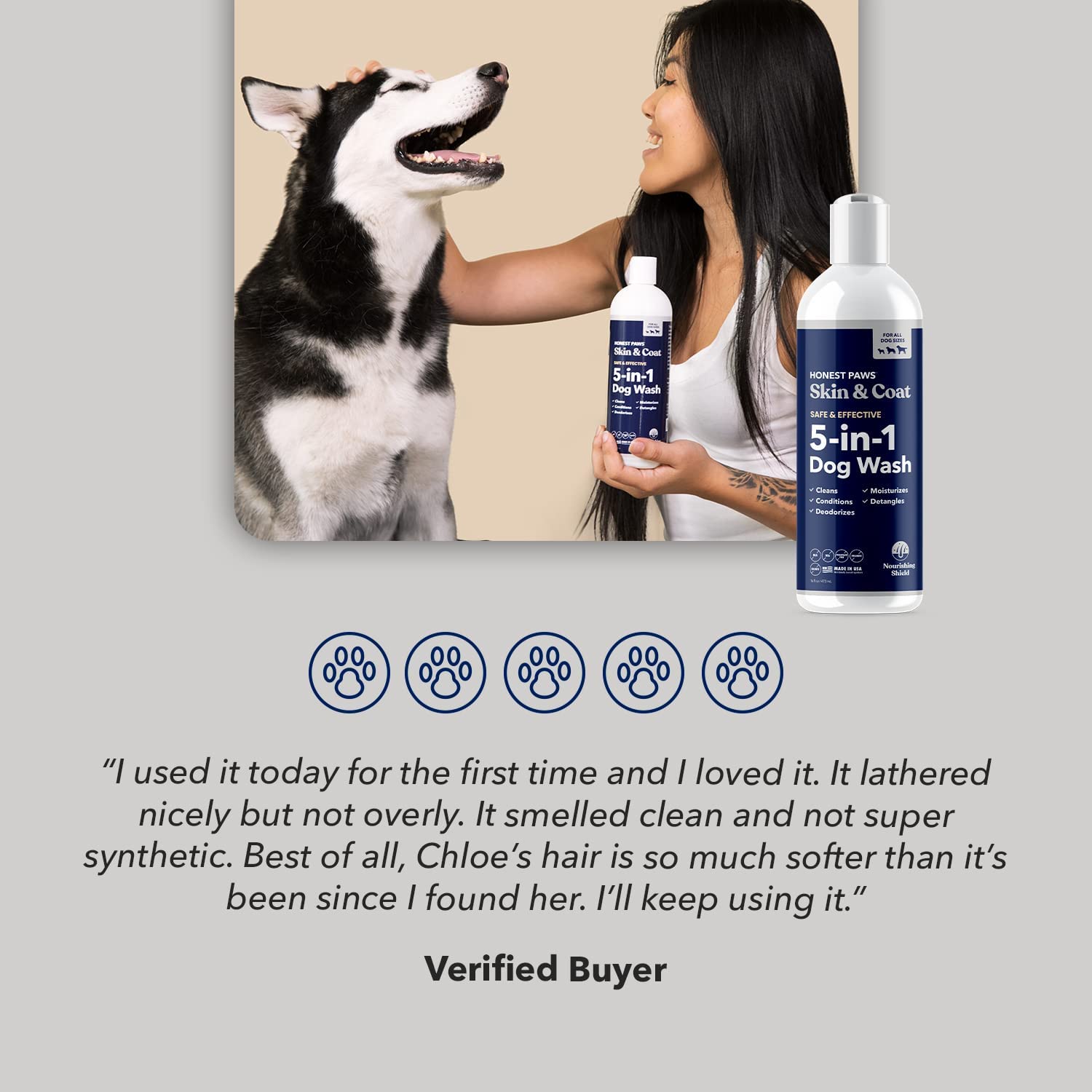 HONEST PAWS PR PET 1: Testimonial Secondary Images