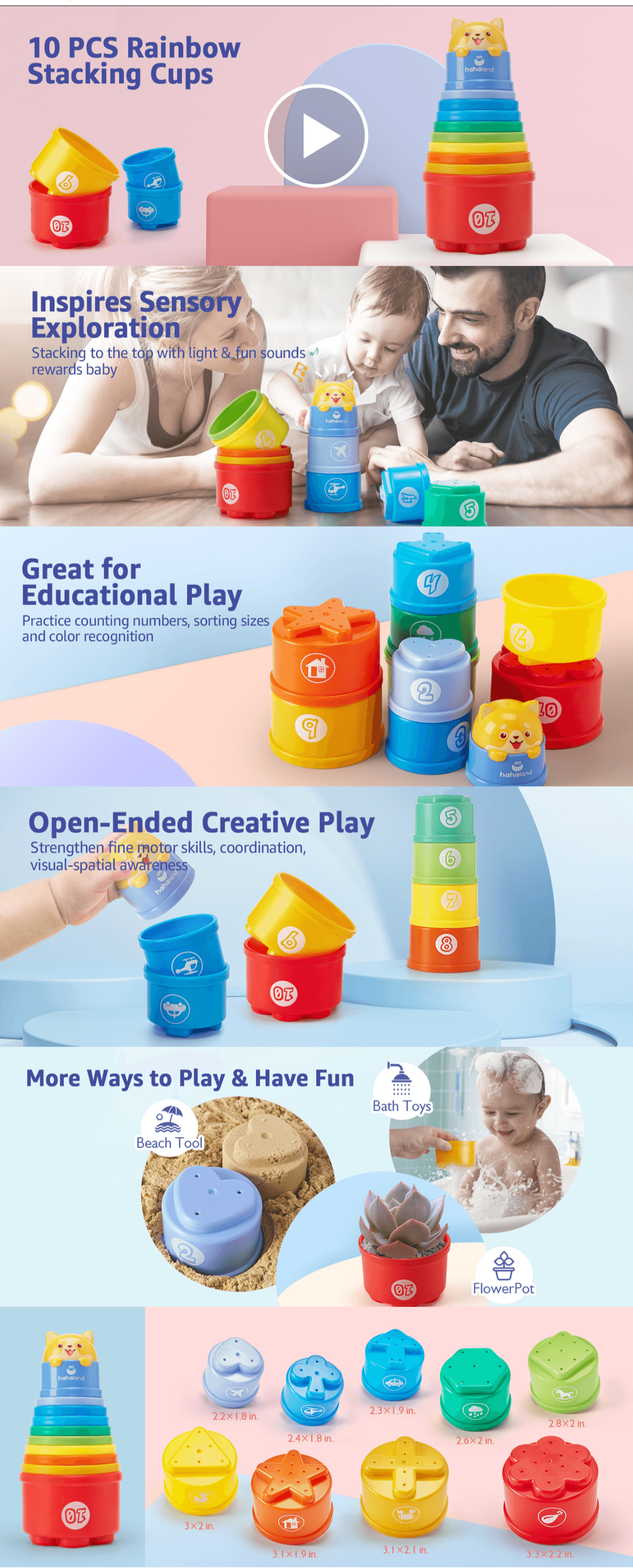 Hahaland Toys Games AA 13: A+