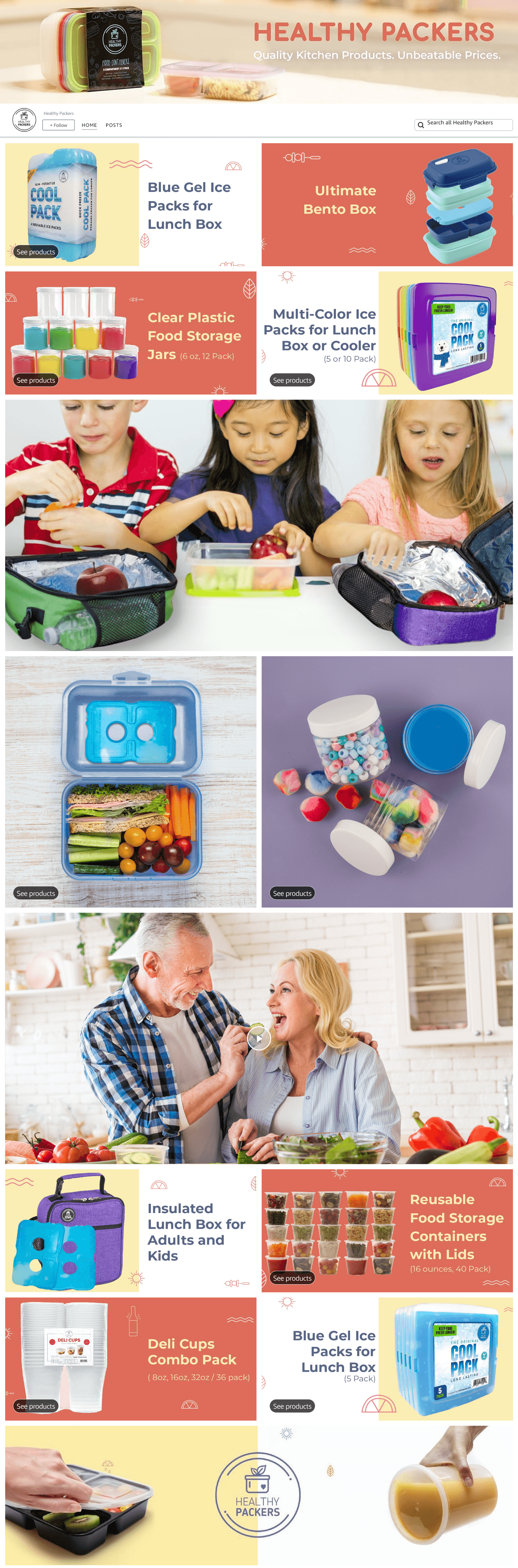 Healthy Packers: Storefront